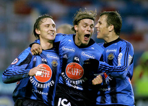 Andreas Johansson, Johan Arneng och Tobias Hysén,