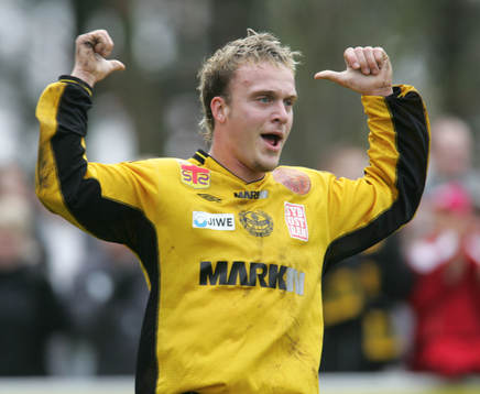  Marcus Ekenberg, Mjällby, jubel.