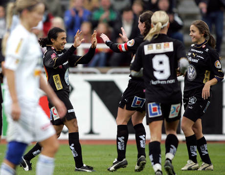 Marta Vieira da Silva, Umeå, glädje, jubel