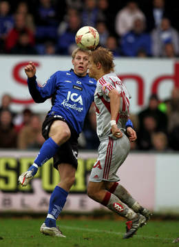 Patrik Ingelsten, Halmstad lyfter bollen över Niclas