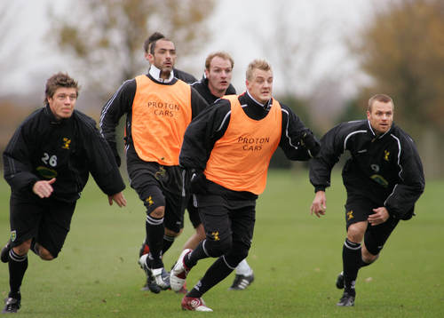 Thomas Helveg, Mathias Svensson och Mattias Jonson, Norwich