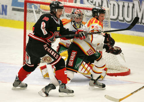 Franz Nielsen, Malmö. Johan Holmqvist, målvakt och