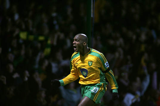  Damien Francis, Norwich, jubel.