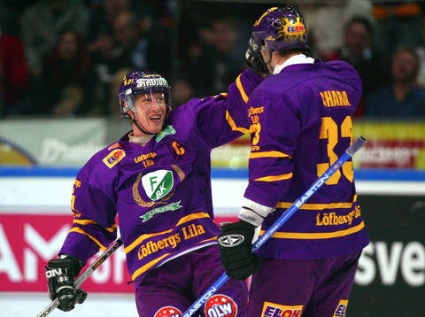 Jörgen Jönsson och Zdeno Chara, Färjestad i jubel