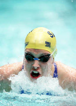 Simning, EM, dam, 100m bröst, Sanja Dizarevic, Sverige