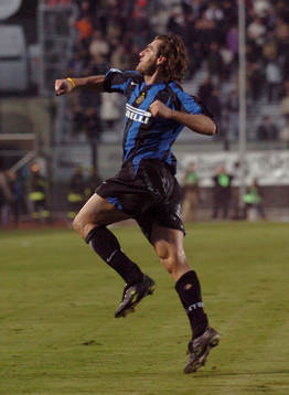  Christian Vieri, Inter jubel.