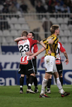 Jubel, Markus Rosenberg och Niklas Skoog, Malmö FF