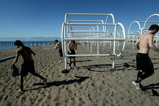 Fotboll, Malmö. Malmö FF är på träningsläger och