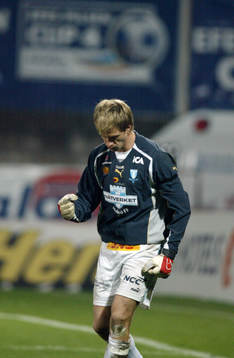 Fotboll, Malmö - Besiktas. Malmö FF spelar Efes Pilsen