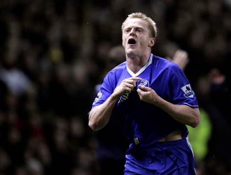  Damien Duff, Chelsea, jubel. 