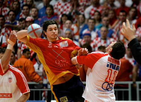 Handboll, VM. Final. Spanien - Kroatien. ALberto