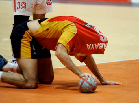 Handboll, VM. Final. Spanien - Kroatien. Ruben Garrabaya,