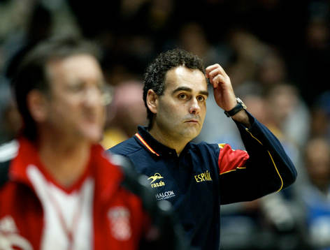 Handboll, VM. Final. Spanien - Kroatien. Felix Brocate,