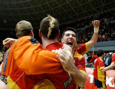 Handboll, VM. Final. Spanien - Kroatien.Spanien vann