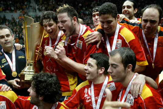 Handboll, VM. Final. Spanien - Kroatien.Spanien vann