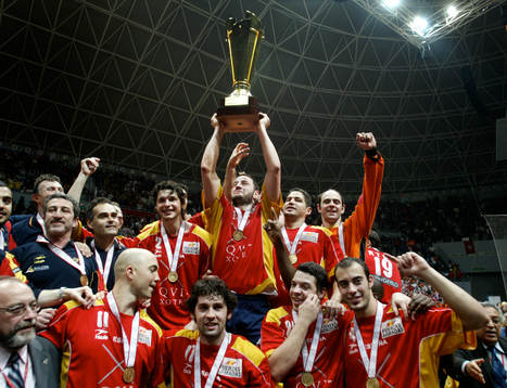 Handboll, VM. Final. Spanien - Kroatien.Spanien vann