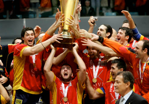 Handboll, VM. Final. Spanien - Kroatien.Spanien vann