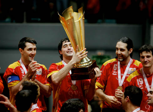 Handboll, VM. Final. Spanien - Kroatien.Spanien vann