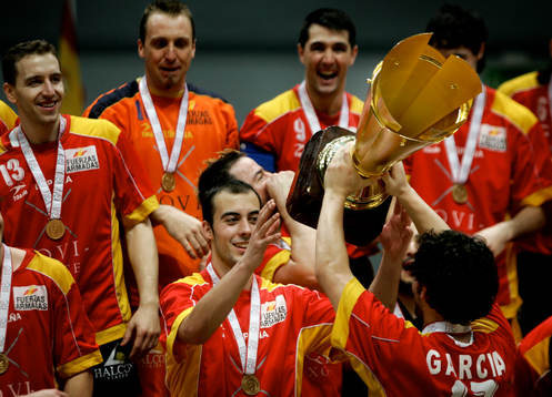 Handboll, VM. Final. Spanien - Kroatien.Spanien vann