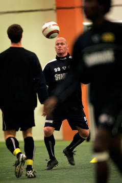 Fotboll, Allsvenskan, Stig Tˆfting, H‰cken gˆr sin fˆrsta officiella tr‰ning med laget. 