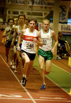 Friidrott, Inomhus SM, försök 1500m, Gustav Svedbrant,