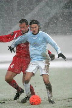 Fotboll, Royal Leauge, Malmö - Brann,  Yksel Osmanovski,