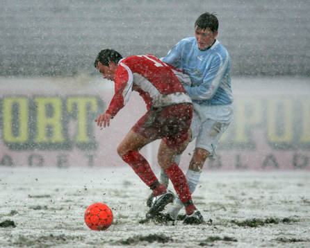 Fotboll, Royal Leauge, Malmö - Brann Peter Abelsson,