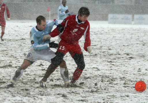 Fotboll, Royal Leauge, Malmö - Brann,  Tomas Olsson,