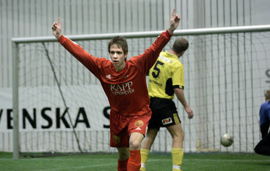 IFK Hässleholm - Skövde, Skövde har gjort mål och jublar