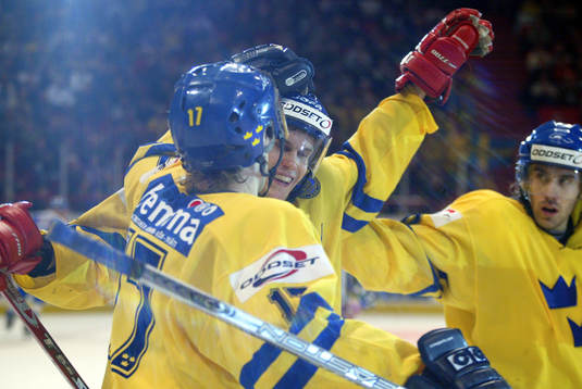 Jonathan Hedström, Magnus Kahnberg och Henrik Zetterberg,