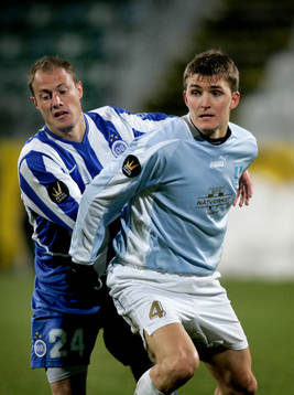 Fotboll, Royal Leauge, Malmö - Odense. Peter Abelsson,