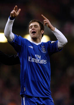  Chelsea's Joe Cole (Jubel) 
