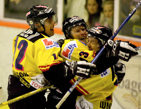 Fredrik Johansson, Sebastian Meijer och Tobias Lundqvist,