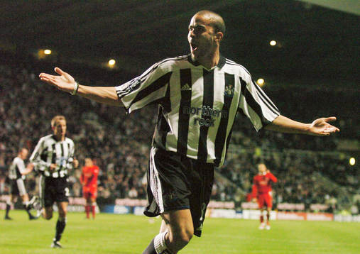  Newcastle, Kieron Dyer, jubel. 