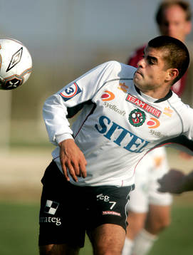 Fotboll, Träningsläger Cypern, Örebro - Gefle. Walter