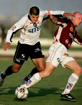 Fotboll, Träningsläger Cypern, Örebro - Gefle. Walter