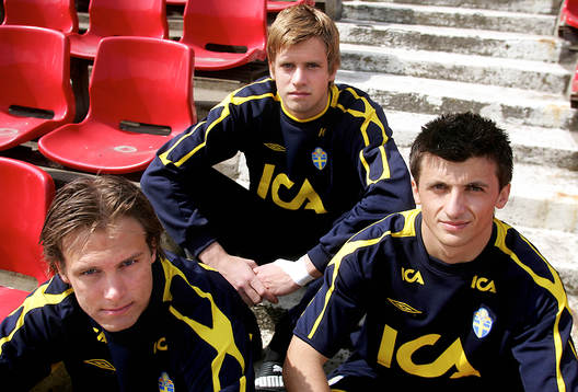 Andreas Grandqvist, Oscar Berglund och Eldin Karisik