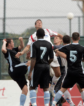 1-0 till Assyriska, Ivan Isakovic. Mattias Asper och Daniel