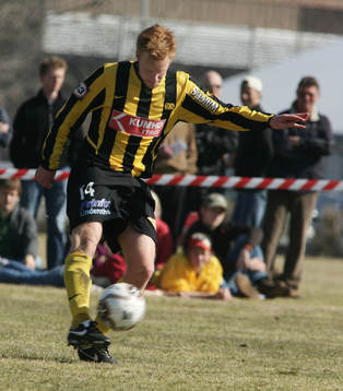 Fotboll, Häcken. Patric Andersson