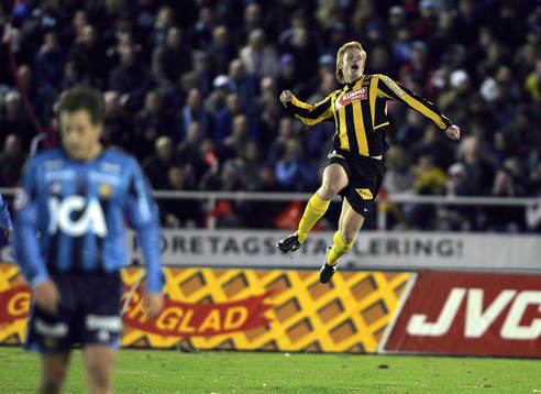  Patric Andersson, Häcken, jubel.