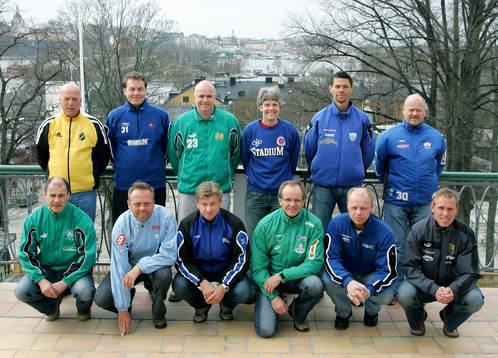 Tränare Bakre raden frv: Christer Söderberg, AIK, Mikael