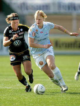 Nilla Fischer, Malmö och Jessica Julin, Umeå