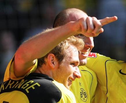  Florian KRINGE och Jan KOLLER (jubel)