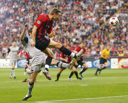 Fotboll, UEFA Champions League, Semifinal, Milan v PSV