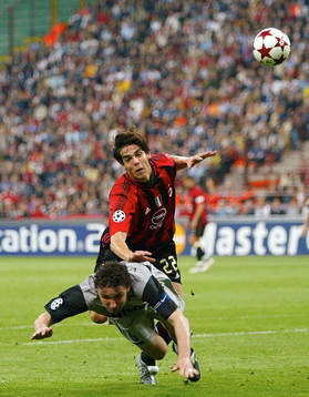  Kaka, Milan och Mark van Bommel, PSV