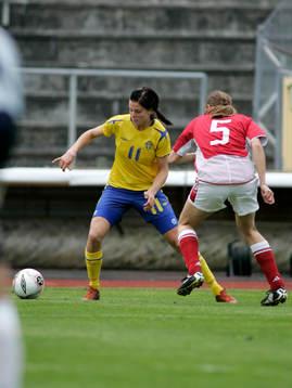Lotta Schelin, Sverige och Mariann Gejhede Knudsen