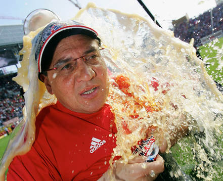  Felix Magath, tränare, Bayern München.