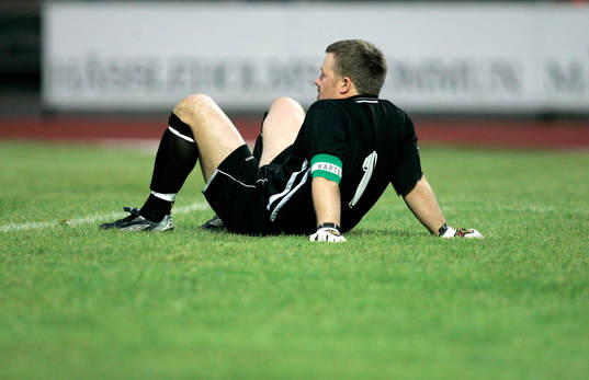 Martin Lundborg, målvakt, VMA, uppgiven