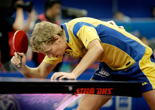 Jörgen Persson förlorade mot Timo Boll, Tyskland i sin