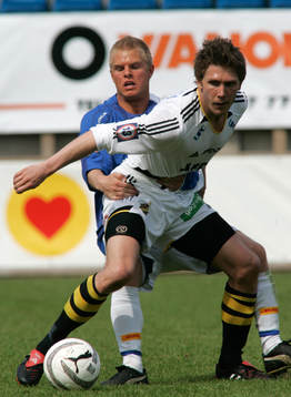 Christian Ahlström, Trelleborg och Dennis Östlundh, AIK